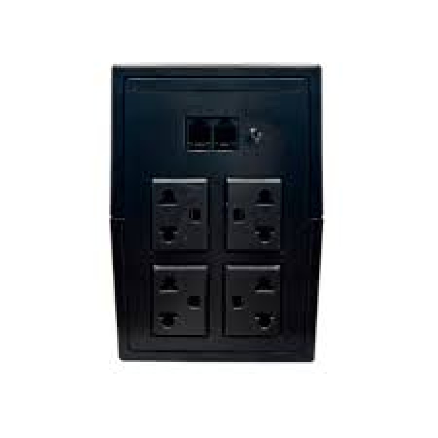 UPS Interactivo Elise @Fase, AUR-650-LCD-USB, 650VA / 360W, Puerto inteligente USB-HID